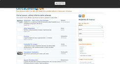 Desktop Screenshot of cercalavoro.com