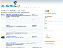 Tablet Screenshot of cercalavoro.com